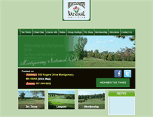 Tablet Screenshot of montgomerynationalgolf.com